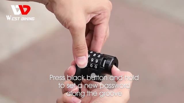 4-Digit Anti Theft Combination Bicycle Lock, Heavy Duty Folding Bike Lock with Bracket смотреть онлайн