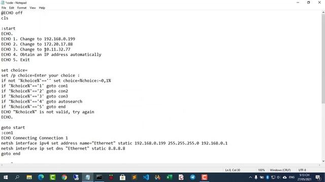 How to quickly set up ip address on Windows смотреть онлайн