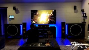 Amazing Home Audio System! Dolby Atmos 9.2.4 Surround Sound  with 2 33" Subwoofers (What it's like)