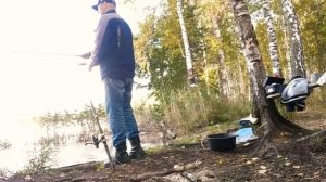 Рыбалка в Тюмени на озере Большой Тараскуль. Карась как из пулемёта.