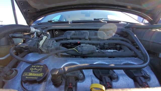 Cold Start 2008 Ford Taurus 3.5L Cyclone V6 смотреть онлайн