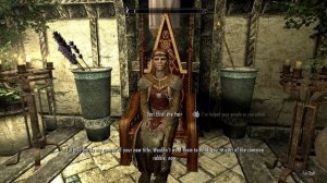 The Elder Scrolls V: Skyrim - Talk with Jarl Elisif the Fair (1080p)