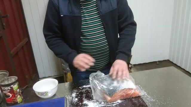 Семга холодного копчения