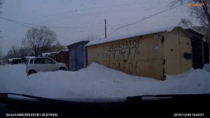 По сугробам на Toyota Corolla Fielder 4вд с цепями на передних колёсах.Часть 1.