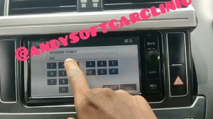 How To unlock Toyota NSZN-W64T radio - ERC code enter process uganda