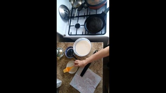 Готовим блины с внучкой #Готовка#блинчики#оченьбыстро#и#вкусно ? смотреть онлайн