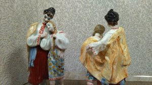 Делаем статуэтку " Майская ночь" из ваты часть 2