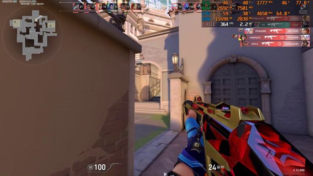 VALORANT : RTX 3060 12 GB + Ryzen 5700X : LOW (MEDIUM ON TEXTURE) MSAA 2X 4X : ASCENT 6 смотреть онлайн