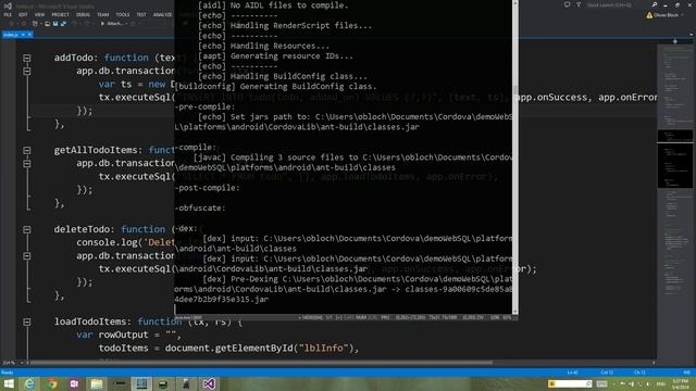 New Cross Platform Cordova WebSQL plugin by MS Open Tech смотреть онлайн