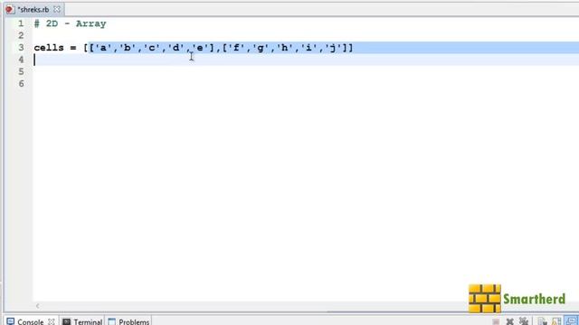 #36 Ruby Tutorial: 2D Array Concept, Fundamentals & Codes