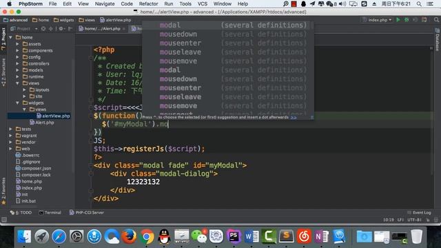 Yii2 自建web程序 34课 错误提示-小部件-弹出窗口 смотреть онлайн