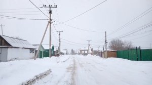 Гуляем по курортному городу - Соль-Илецк зимой 2022 года. Улица Садовая. We are walking around.