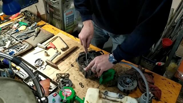 Замена сальников коленвала на бензокосе