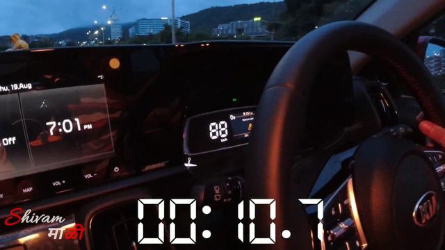 Kia sonet 0-100 acceleration test | Kia sonet 7DCT acceleration test | Sonet Automatic | Gadi Wala смотреть онлайн