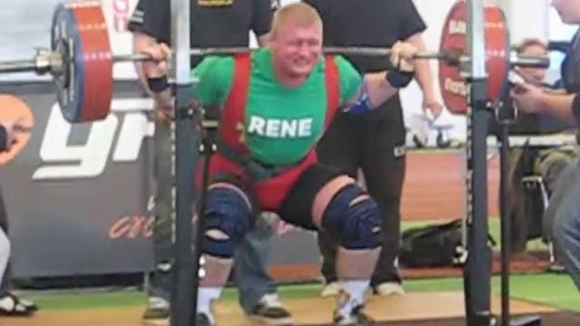René Laane - kükk 270 kg смотреть онлайн