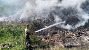 Тушим Пожар на Свалке - Мотопомпа для Грязной Воды