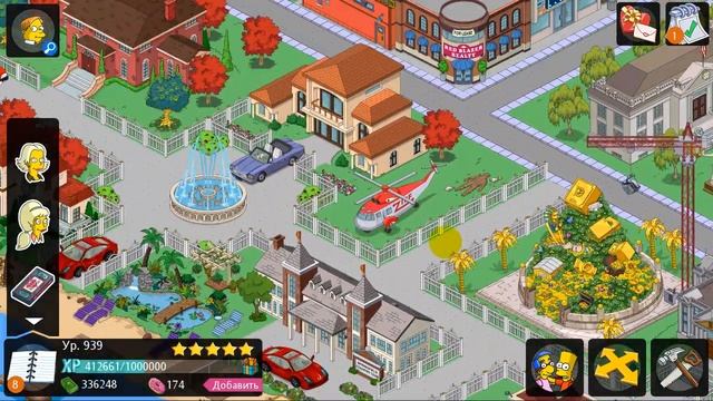 Как построить красивый Спрингфилд / The Simpsons Tapped Out