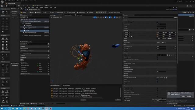 Быстрый Урок Unreal Engine 5 Разрушаемость Обьекта от удара !