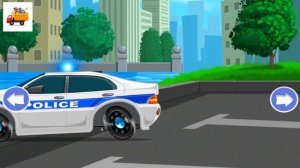 Машинки.  Специальная  техника службы спасения.  Учим стихи