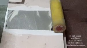 Монтаж гибкого камня на пеноплекс