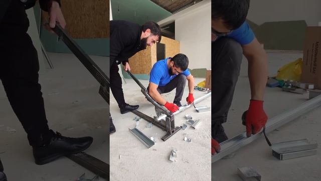 #Резак гильотина профилей для гипсокартона#@nurdipotolki# смотреть онлайн