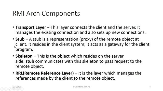 8.1.1 Remote Method Invocation (RMI) | RMI Architecture | Advanced Java Programming смотреть онлайн