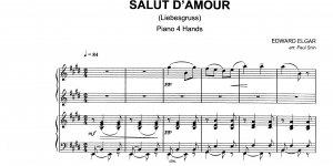 Элгар Э. "Salut d'Amour"  | фортепианный ансамбль