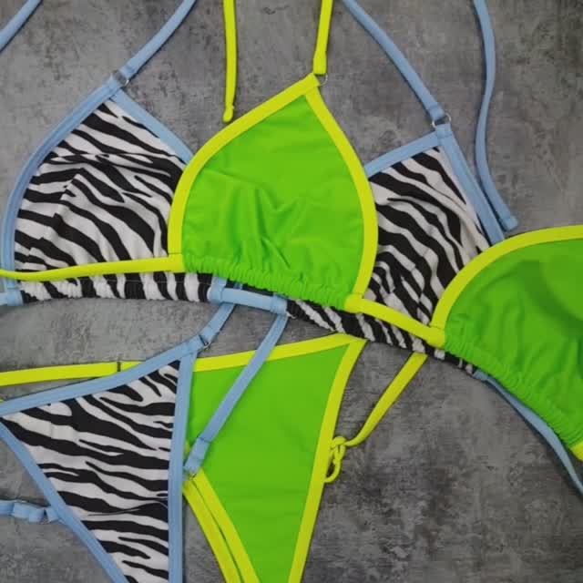 Купальники donMarino мини бикини зебра салатовый (обзор) #микробикини #минибикини #пошивкупальников смотреть онлайн