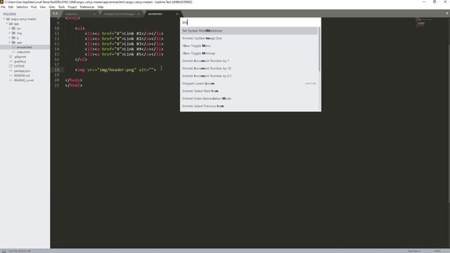Быстрая настройка Sublime Text 3 для вёрстки сайтов: HTML|CSS|JS