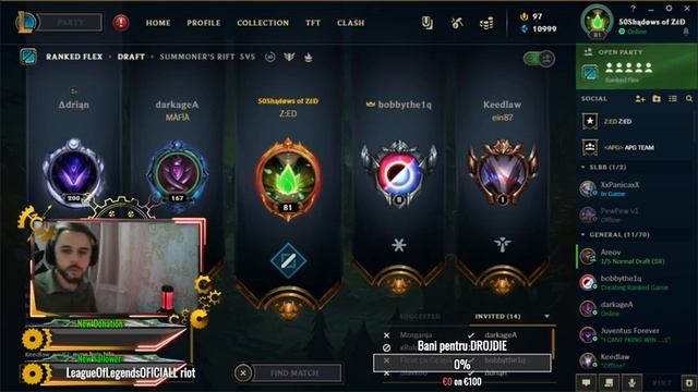 ?Live cu Liga Ligendilor #zed #rats #smurfs #fedarinio смотреть онлайн