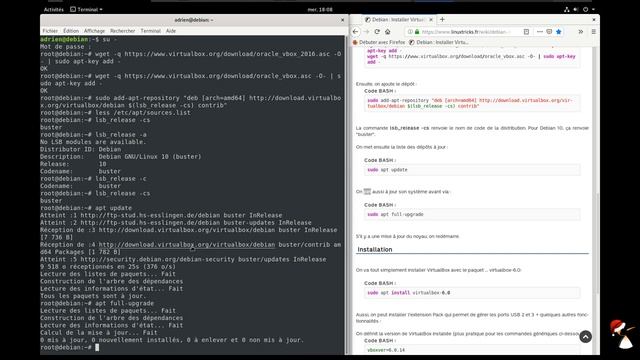 Installer VirtualBox sur Debian смотреть онлайн