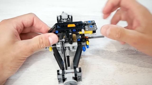 Изучаем подвеску набора ЛЕГО Техник Формула 1 42141 McLaren 2022 смотреть онлайн