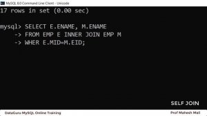 Combining Multiple Tables | SET Operations | INNER & OUTER JOINs | Demo #5 | MYSQL TRAINING