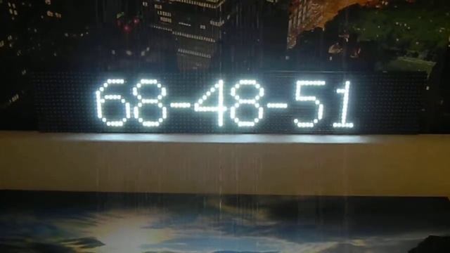 Универсальное светодиодное табло на заднее стекло авто. смотреть онлайн