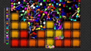 Tetris Crush 2 - Survival Proliferation Marble Race in Algodoo