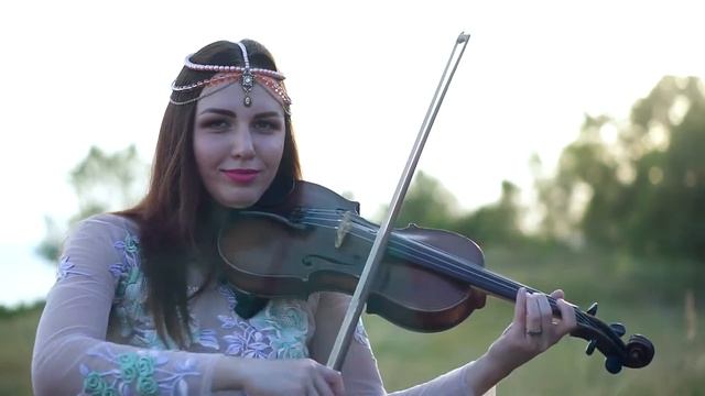 Красивая скрипка. Lara Fabian - Je T`aime cover violin Stacie