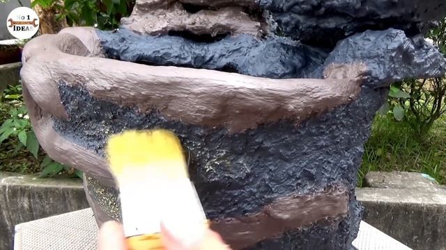 Creative Ideas From Foam Box - Homemade Awesome Mini Desk Waterfall Aquarium смотреть онлайн