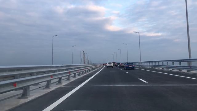 Открытие Крымского моста со стороны Тамани. Репортаж из Машины. 16.05.2018 смотреть онлайн