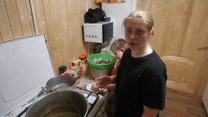 жарим морскую рыбу в казане
