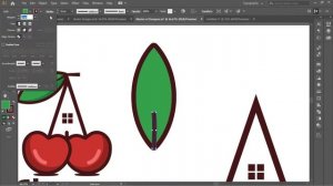 How to make a logo in Adobe illustrator | Cherry logo | Adobe illustrator 2020