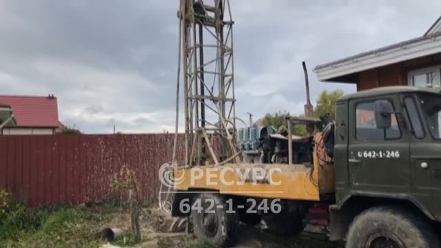 Пробурена скважина в поселке Новый Учхоз Гатчинского района смотреть онлайн