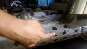 ВАЗ 2112, как снять наружный порог