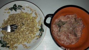 Куриные котлеты с геркулесом на пару