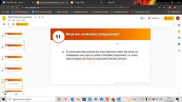 Top 30 ReactJS Interview Questions and Answers | Most Asked ReactJS Interview Questions | HKR
