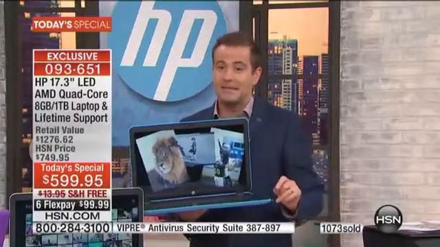 HP 17.3 LED AMD QuadCore 8GB/1TB Laptop Lifetime Suppo... смотреть онлайн