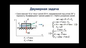Физика. 9 класс. Задачи на второй закон Ньютона