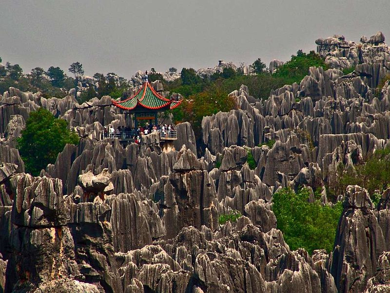 Застывший в камне - Каменный лес Шилинь в Китае!