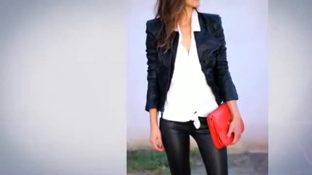С чем носить кожаный жакет смотреть онлайн