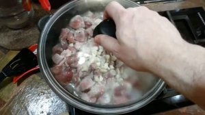 Свиная поджарка. Рецепт из свинины. Мой рецепт №31