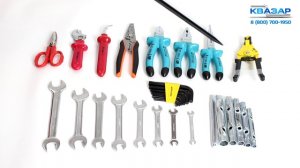 Комплект инструментов монтера-связиста МТС-3